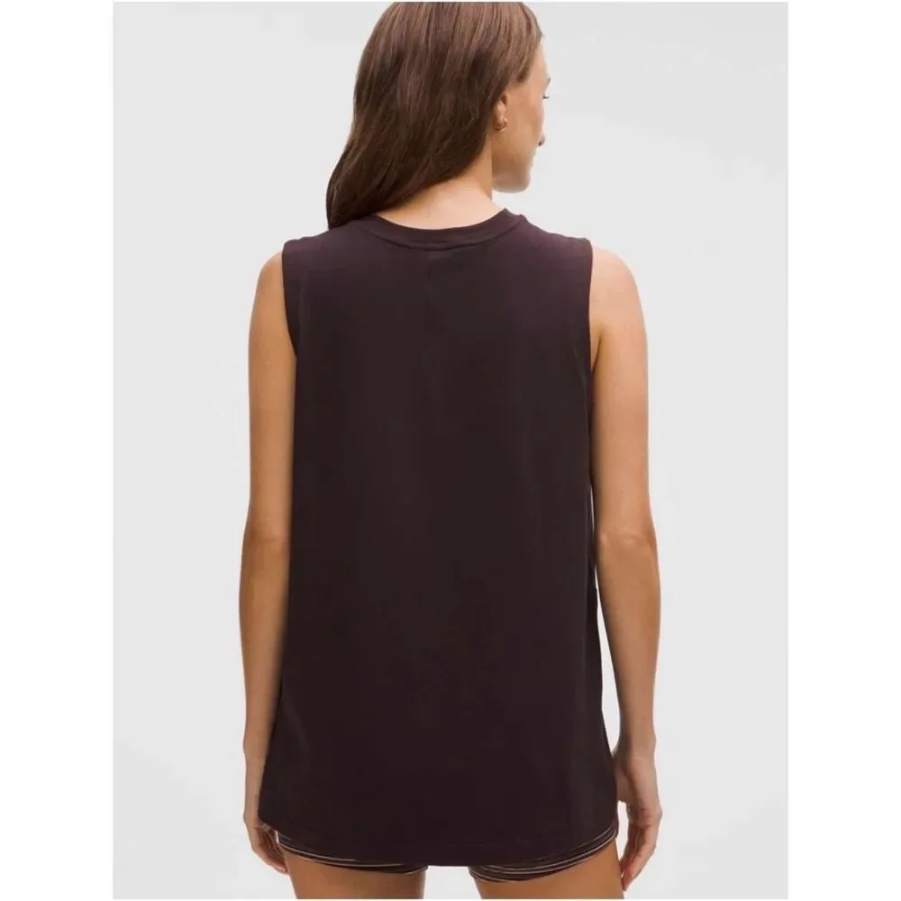 Lululemon All Yours Deep Purple Tank Sz 10